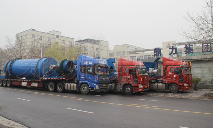 哈薩克斯坦煤泥烘干機發貨