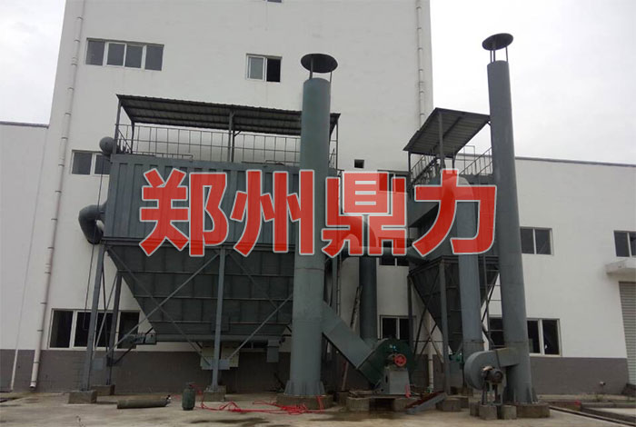 河南鞏義袋式除塵器現場